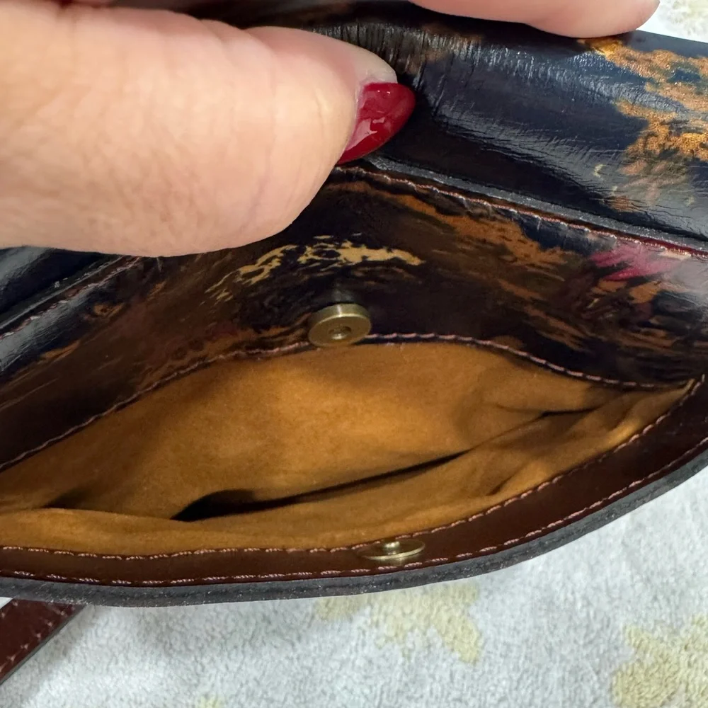 Patricia Nash Granada Leather Crossbody Kent Countryside - Picture 15 of 16